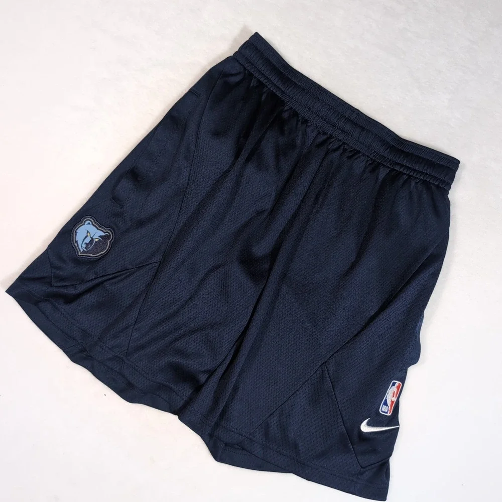 Nike Memphis Grizzlies NBA Shorts Mens Small Navy Blue Dri-FIT DA7824 Basketball